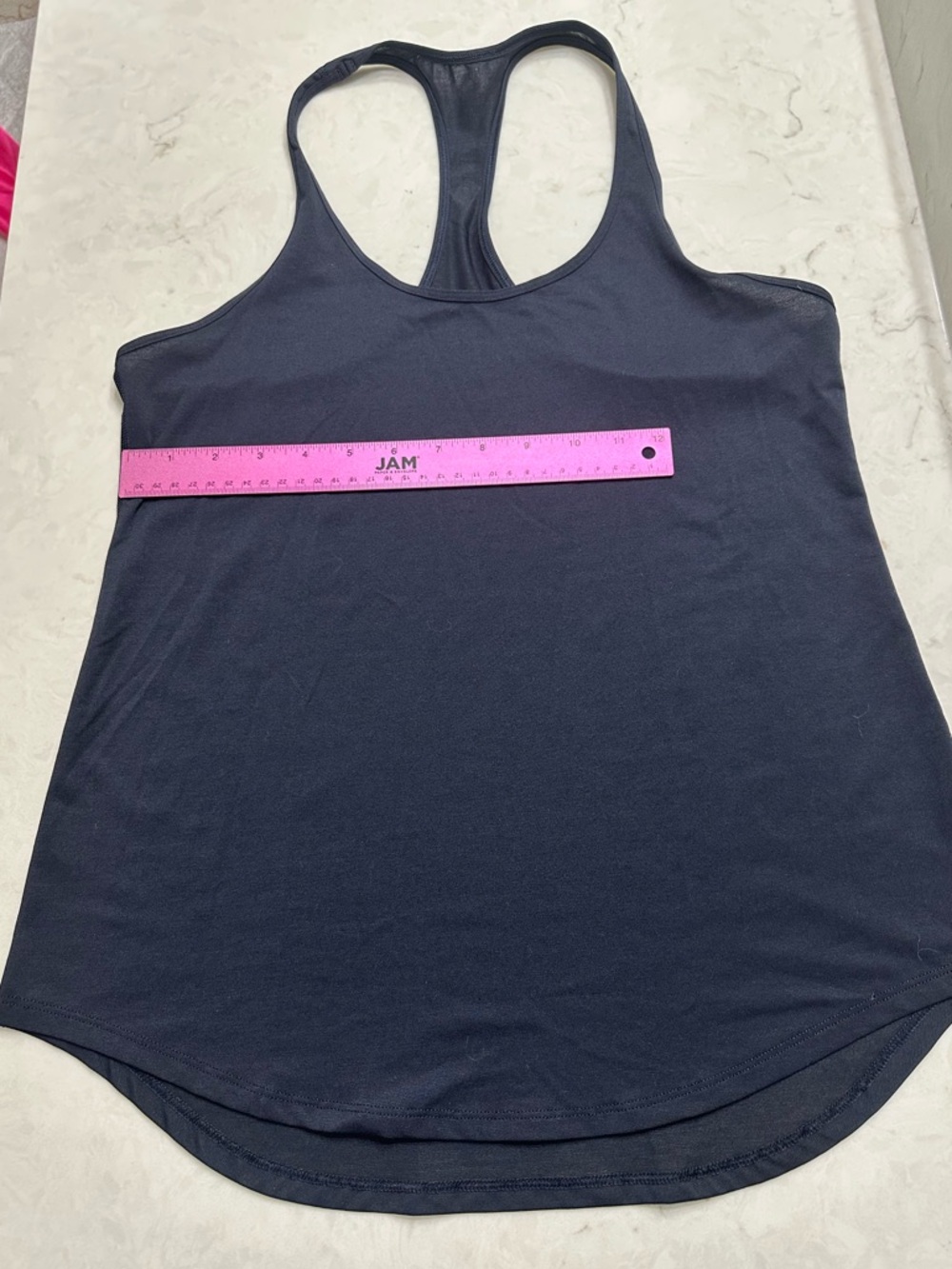 lululemon athletica Navy Racerback Tank, Medium